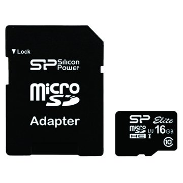 SILICON POWER Elite Micro 16G UHS-I 附轉卡(讀85