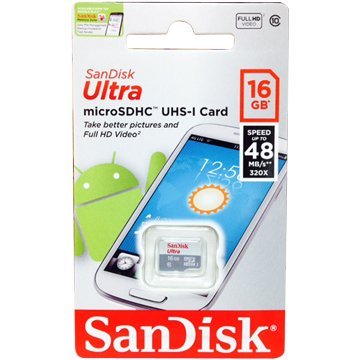 SANDISK Ultra Micro 16G U1(讀48MB/s)