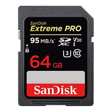 SANDISK Extreme PRO SDXC 64G UHS-I記憶卡