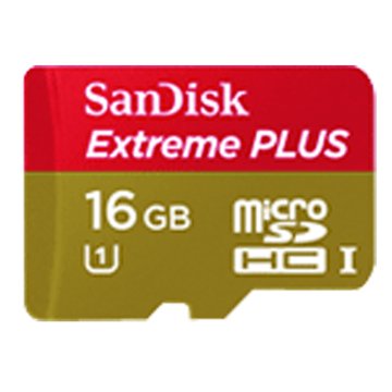 SANDISK Extreme Micro PLUS  16G附轉卡記憶卡