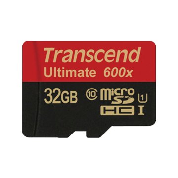 Transcend 創見Micro 32G CL10 UHS-I (600X)附轉卡記憶卡