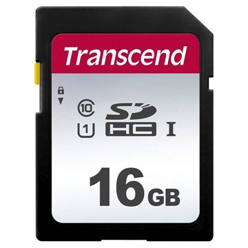 Transcend 創見SDHC 300S 16G UHS-I CL10記憶卡(銀)