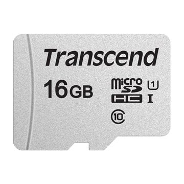 Transcend 創見300S Micro SDHC 16G UHS-I U1記憶卡(附轉卡)