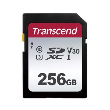 Transcend 創見 300S SDXC 256G UHS-I U3 V30記憶卡(銀