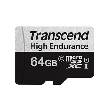 Transcend 創見 350V Micro SDXC 64G U1高耐用記憶卡