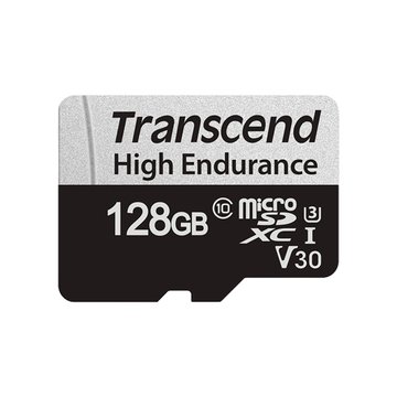 Transcend 創見350V MicroSDXC 128G U3高耐用監控記憶卡