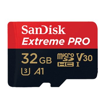 SANDISK Extreme PRO micro SD 32G UHS-I A1 V30(讀100MB/s)記憶卡