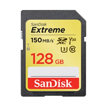SANDISK Extreme SDXD 128G UHS-I U3 V30記憶卡(讀150MB/s)