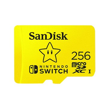 SANDISK microSDXC 256G 100MB/s Nintendo Switch授權專用記憶卡(SDSQXAO-256G-GN3ZN)