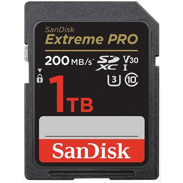 SANDISK Extreme Pro SDXC U3V30 1TB 200M記憶卡
