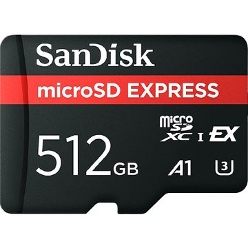 SANDISK  microSD Express 512G A1U3記憶卡( SDSQXFN-512G-GN4NN)