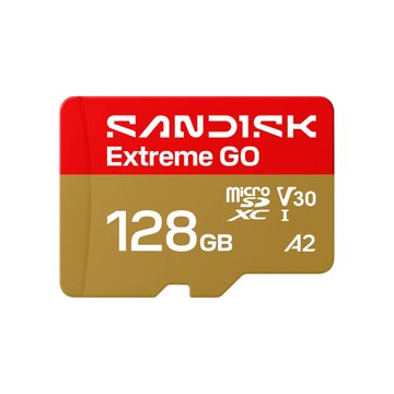 SanDisk 晟碟 Extreme GO microSD UHS-I 128GB V30A2 讀240M記憶卡