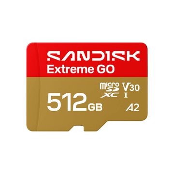 SanDisk 晟碟 Extreme GO microSD UHS-I 512GB V30A2 讀240M記憶卡