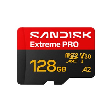 SanDisk 晟碟 Extreme PRO microSD UHS-I 128GB V30A2讀250M 記憶卡