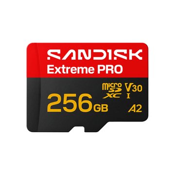 SanDisk 晟碟 Extreme PRO microSD UHS-I 256GB V30A2讀250M 記憶卡