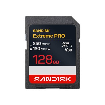 SanDisk 晟碟 ExtremePro SD UHS-I V30 128GB讀250M記憶卡