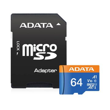 ADATA 威剛 Premier micro SD 64GB V10A1(附轉卡)記憶卡