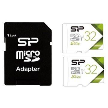 SILICON POWER Elite Micro SDHC 32G U1記憶卡(二入組)