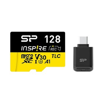 SILICON POWER 廣穎電通Micro SD 128G U3A1含讀卡機讀170M記憶卡