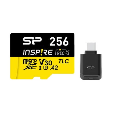 SILICON POWER 廣穎電通Micro SD 256G U3V30A2含讀卡機讀170M記憶卡