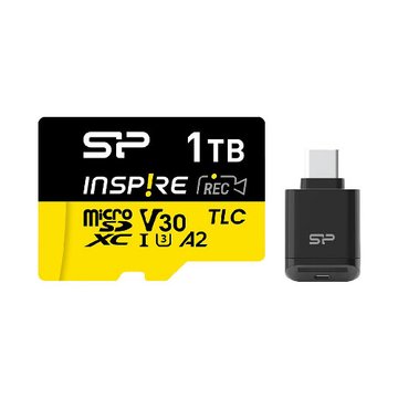 SILICON POWER 廣穎電通Micro SD 1TB U3V30A2含讀卡機讀170M 讀卡機