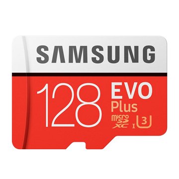 SAMSUNG EVO Plus Micro SDXC 128G UHS-I U3 C10(讀/寫100MB/s / 90MB/s)