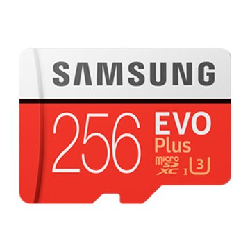 SAMSUNG EVO Plus Micro SDXC 256G UHS-I U3 C10(讀/寫100MB/s / 90MB/s)