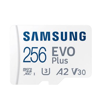 SAMSUNG 三星 三星EVO Plus microSD 256G UHS-I U3A2V30/讀160M(MB-MC256SA/APC)記憶卡