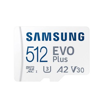 SAMSUNG 三星 三星EVO Plus microSD 512G UHS-I U3A2V30/讀160M(MB-MC512SA/APC)記憶卡