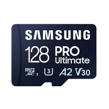 SAMSUNG 三星 三星PRO Ultimate microSD 128G UHS-I U3A2V30(MB-MY128SA/WW)記憶卡