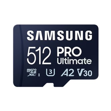 SAMSUNG 三星 三星PRO Ultimate microSD 512G UHS-I U3A2V30(MB-MY512SA/WW)記憶卡