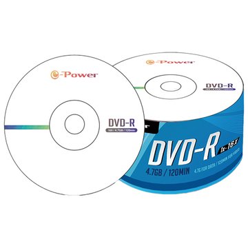 e-Power 銀波 16X DVD-R/4.7G 50片