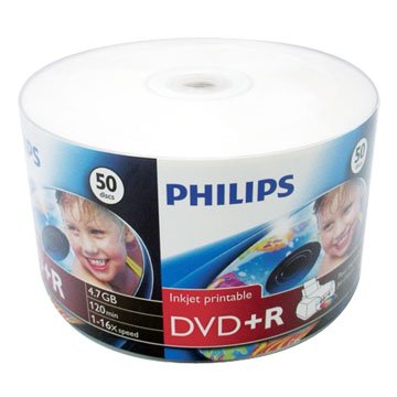 PHILIPS 飛利浦可印16X DVD+R/4.7G50片