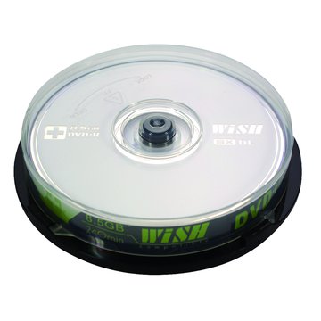 Wish 8X DVD+R DL/8.5G10片+布丁桶