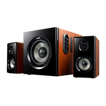 KINYO 金葉KY-1856/木紋/三件式藍牙多媒體音箱(福利品出清)