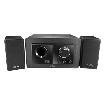 KINYO KY-7386/黑/三件式轟天神雷電競喇叭