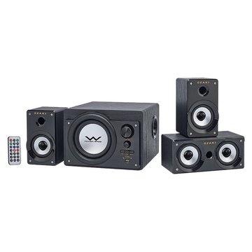 OZAKI CS3150R/黑/四件式HiFi環繞喇叭