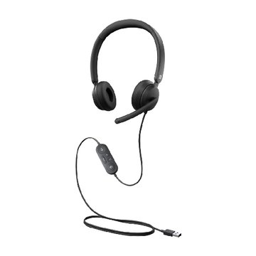 Microsoft 微軟時尚USB-A有線耳機麥克風