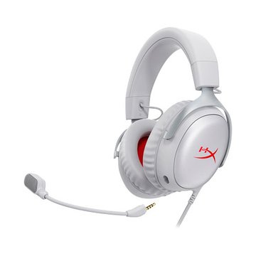 HyperX Cloud III(灰紅)電競耳機麥克風