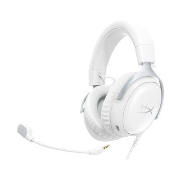 HyperX Cloud III(白)電競耳機麥克風
