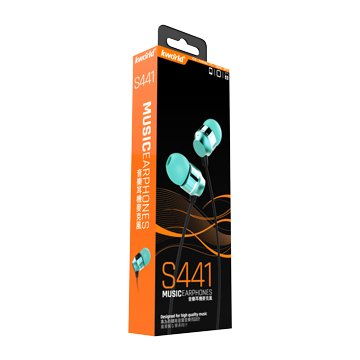 KWORLD S441(湖水綠)入耳式音樂耳麥