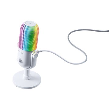 RaZER 雷蛇魔音海妖 V3 幻彩 麥克風(白) 