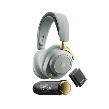 steelseries 賽睿 Arctis Nova Elite無線電競耳機麥克風(綠)