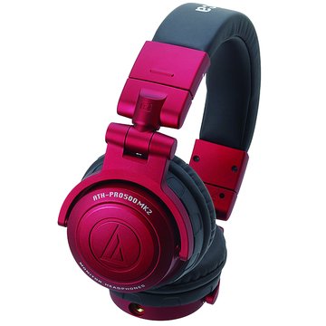 audio-technica PRO500MK2(紅)DJ專業耳機(新品包裝毀損)