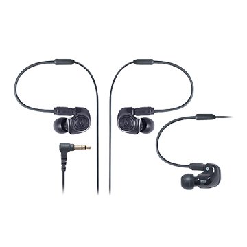 audio-technica 鐵三角IM50(黑)雙動圈耳塞式耳機(福利品出清)