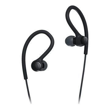 audio-technica 鐵三角SPORT10(黑)耳塞式運動耳機