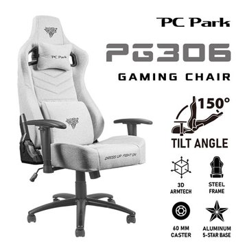 PC Park PG-306 電競椅/灰(宅配不組)