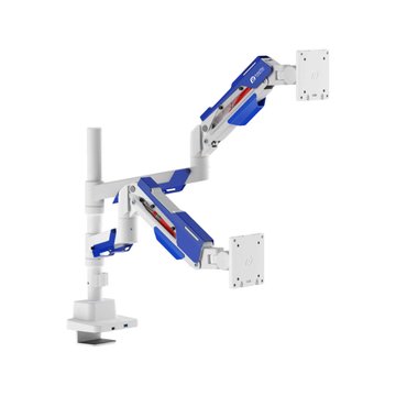 (客訂品)Raymii LS-116-M2 電競氣壓式雙螢幕(藍白)