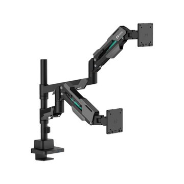 (客訂品)Raymii LS-116-M2 電競氣壓式雙螢幕(黑灰)