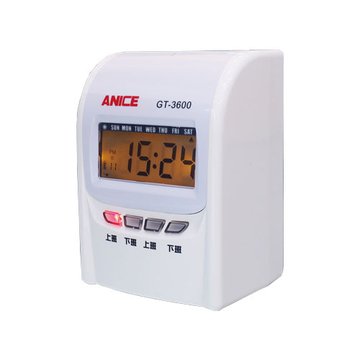 Anice  GT3600 四欄位打卡鐘(福利品出清)